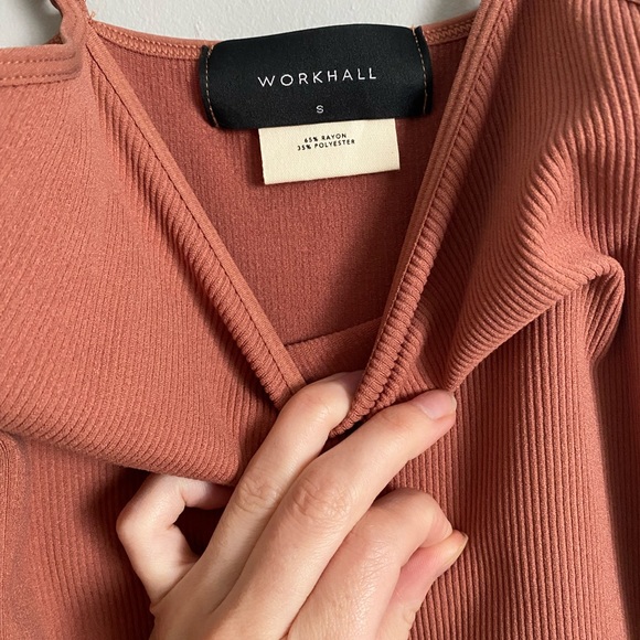 NWOT Workhall spaghetti strap bodycon mini dress - Picture 3 of 5